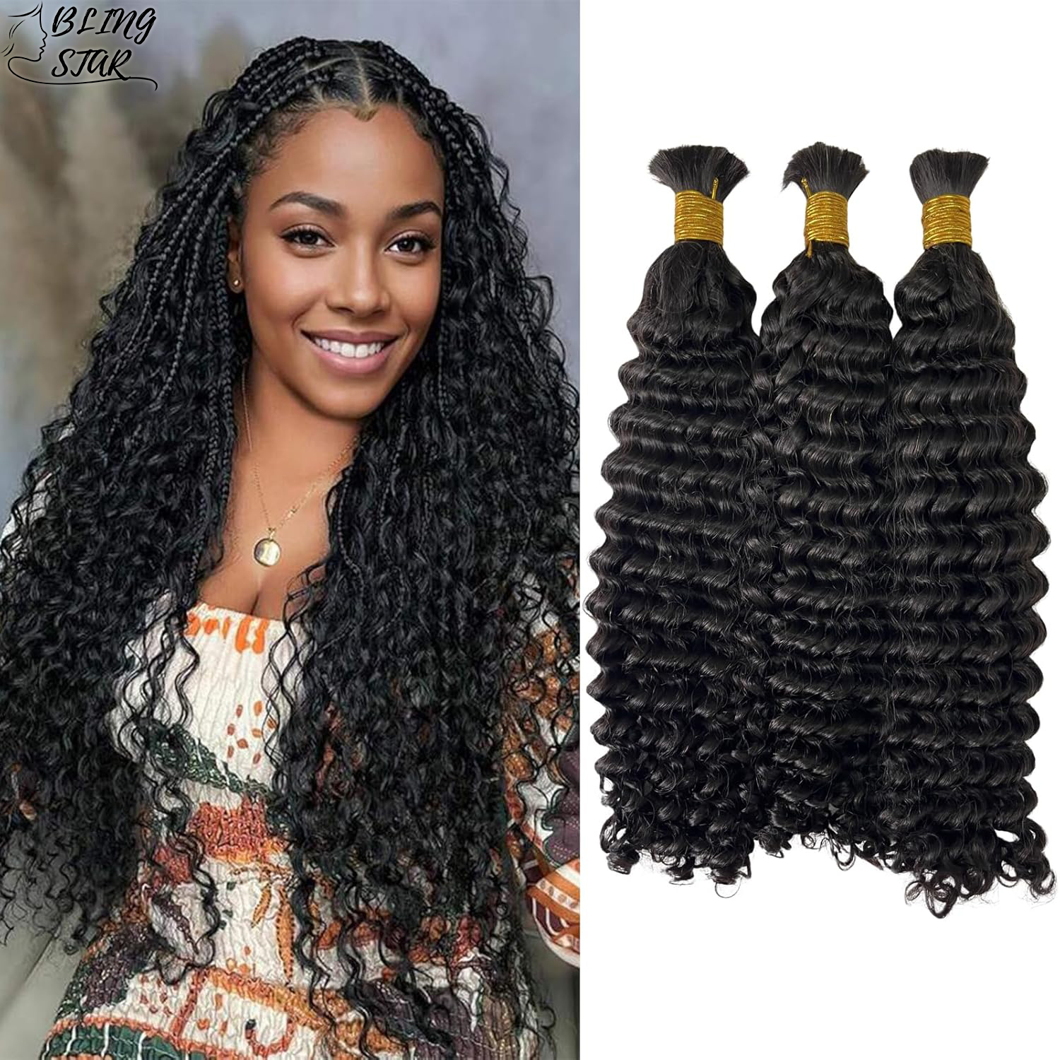 Hair Care For Wavy Hair - Human Braiding Hair for Boho Braids