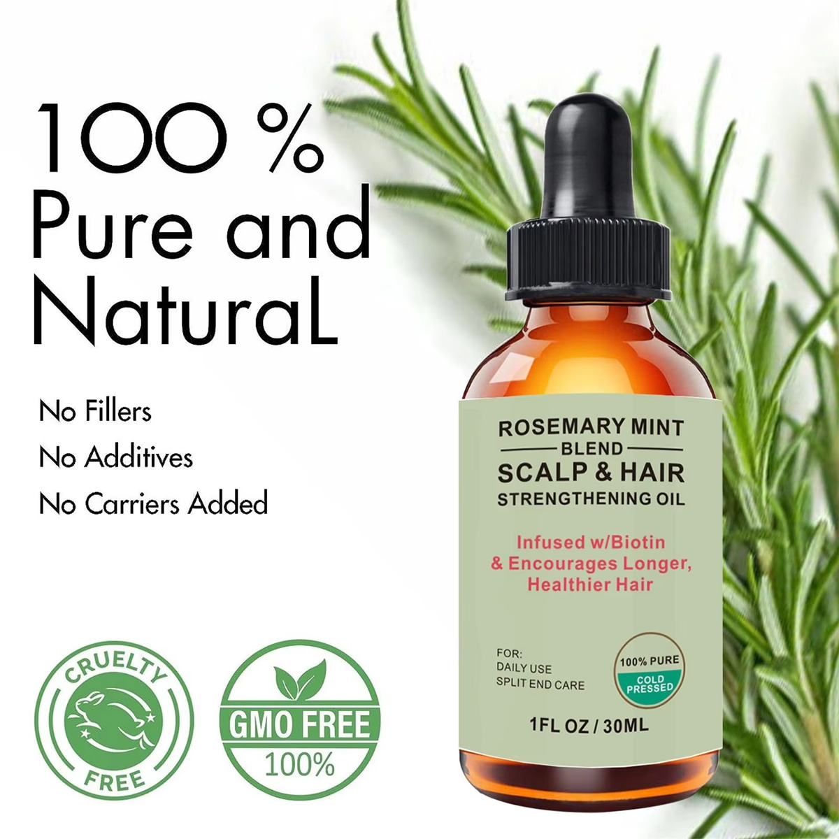 Hair Care Ouai - Rosemary Mint Hair Growth Oil Preventing