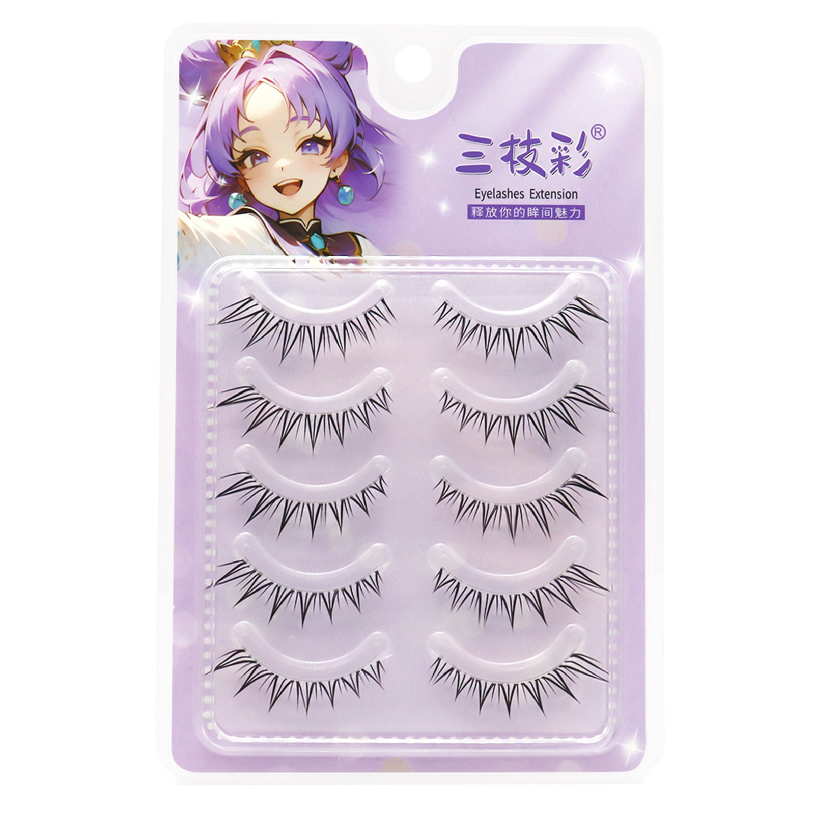 Hair Care Korea - 5pair Foxes False Eyelashes Full Strip