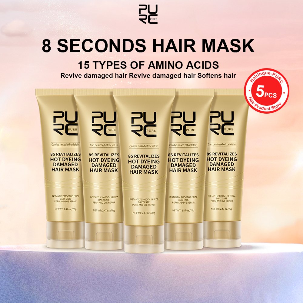 Hair Care Keratin Treatment - PURC Hair Mask Set 8 Seconds