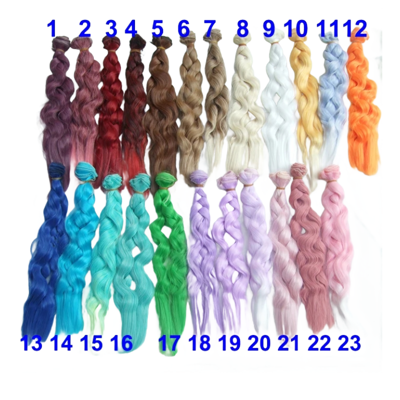 Hair Care For Wavy Hair - Factory Wholesales 25cm Long Curly BJD