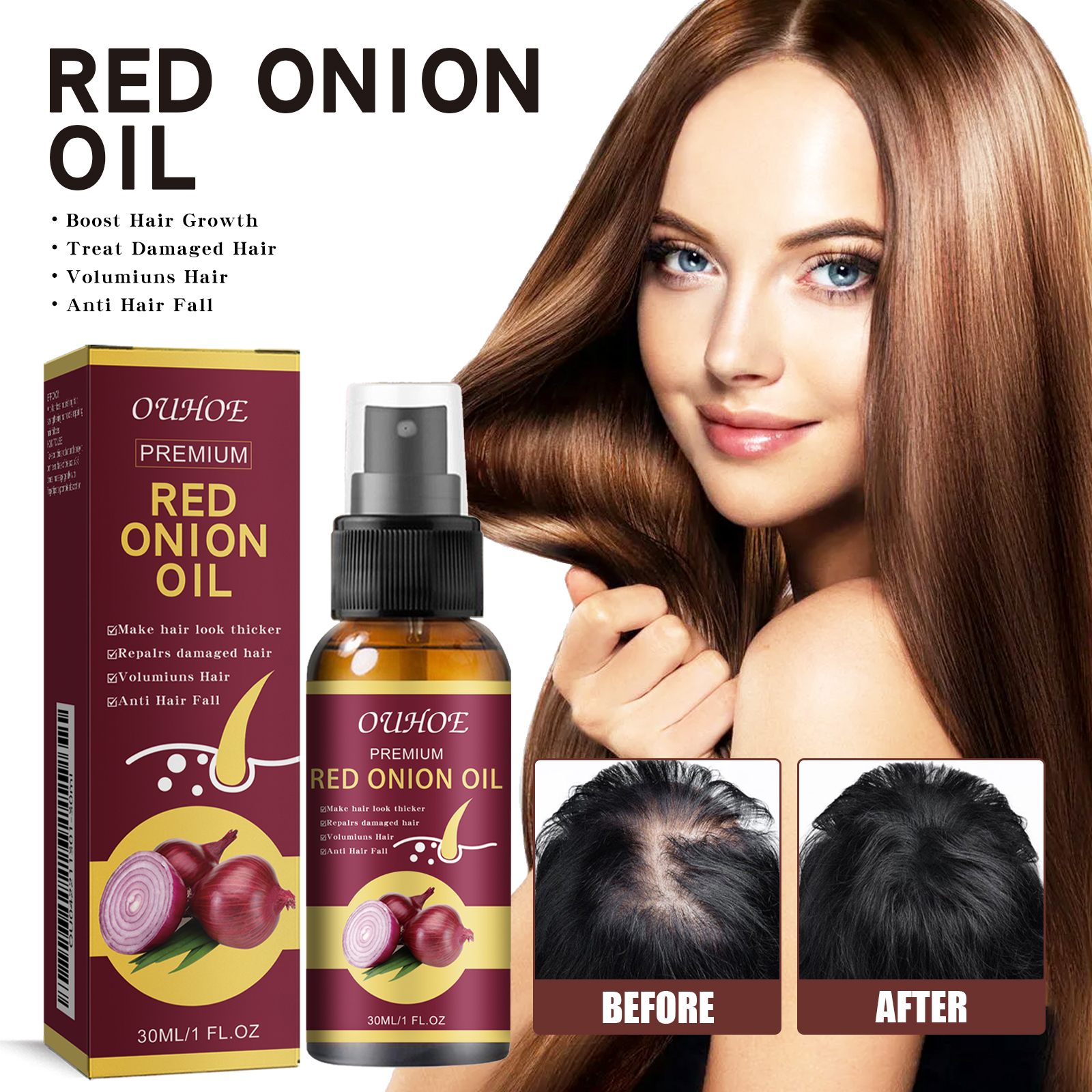 Hair Care Ouai - Red Onion Hair Growth Essential Oil