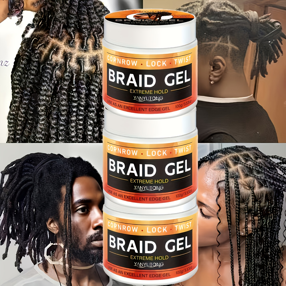 Edge Control Gel - Styling Braiding Gel Wax Carbomer Long