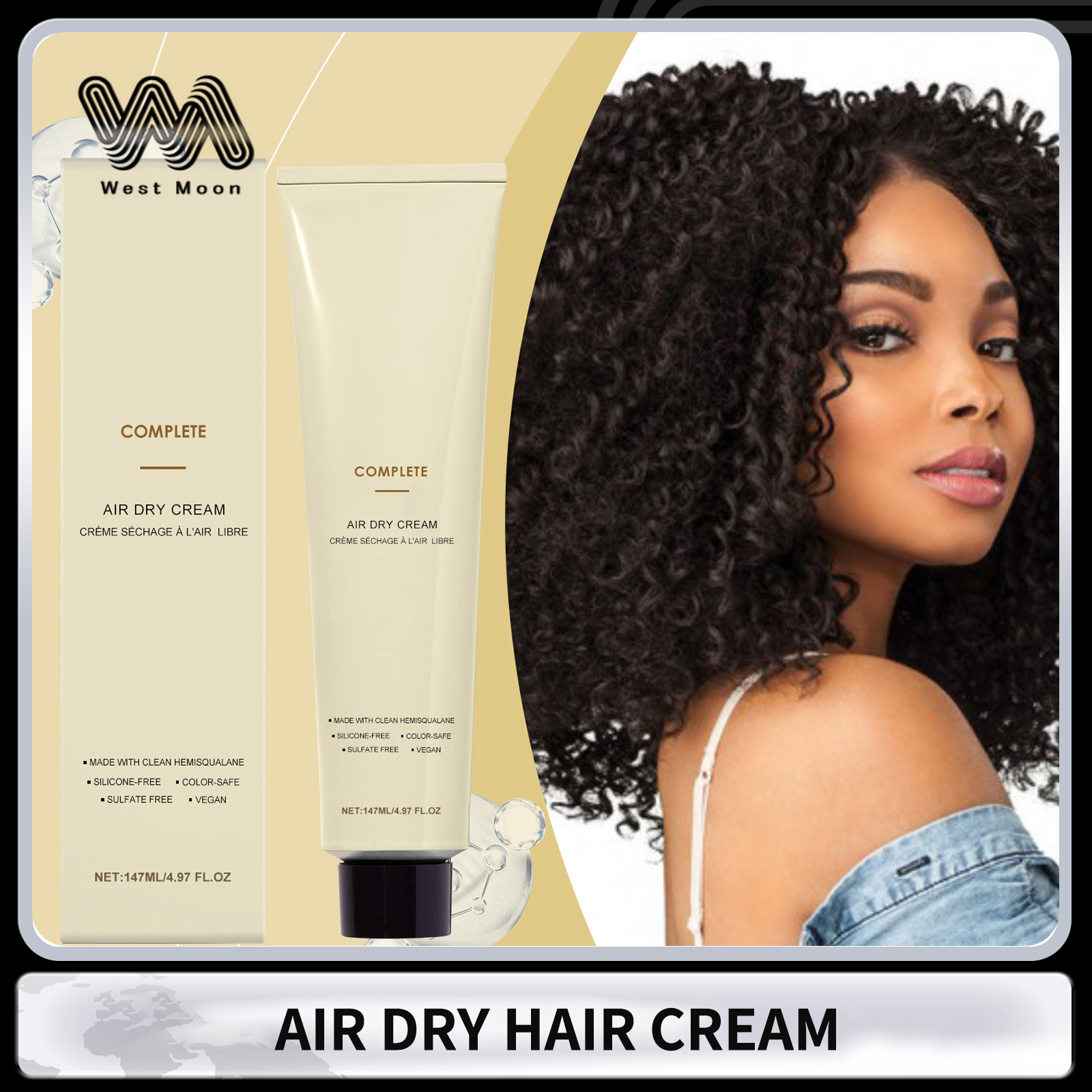 Hair Care Frizzy Hair - Hair Cream for Curly Hair Smoothing