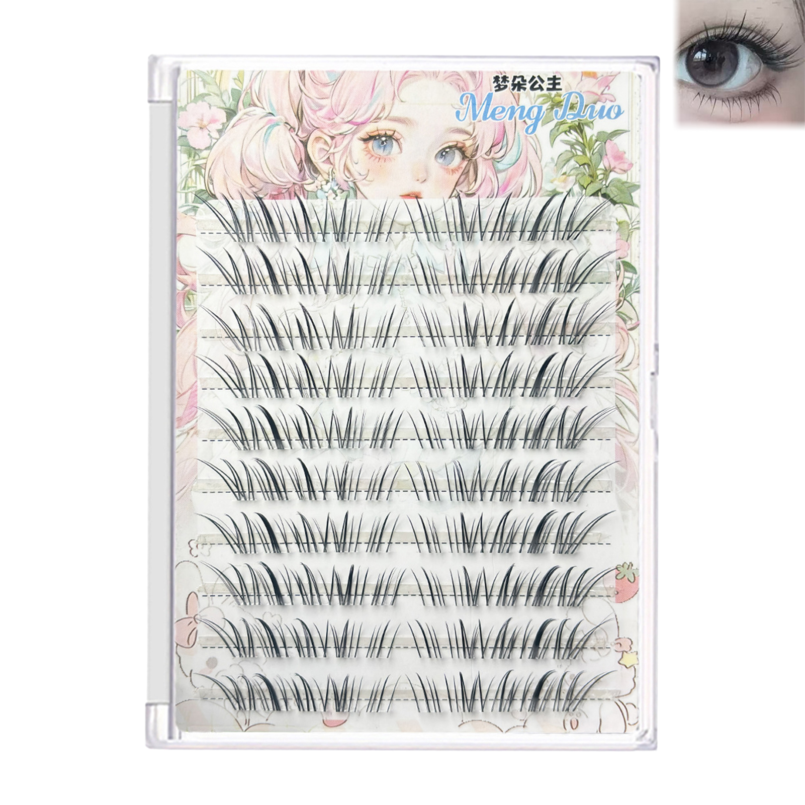 DIY False Eyelashes Transparen – Hair Care Korea recenzja i cena