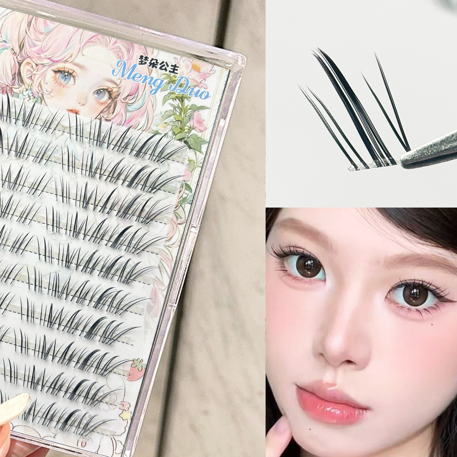 DIY False Eyelashes Transparen – Hair Care Korea recenzja i cena