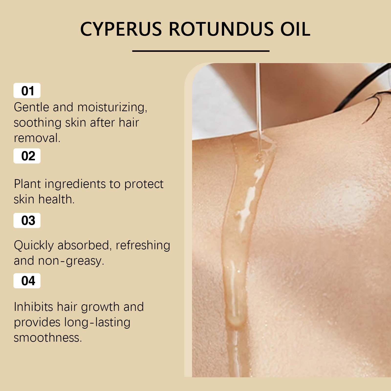 60ml Cyperus Rotundus Oil Body – Hair Care Ouai recenzja i cena