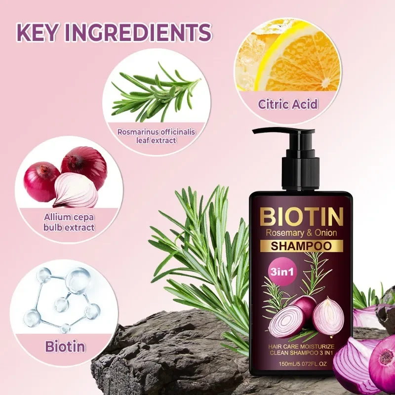 150ml BIOTIN Rosemary & Onion  – Hair Care Natural Ingredients recenzja i cena