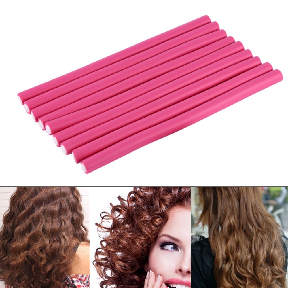 10Pcs/Set Soft Foam Soft Hair  – Hair Roller Set Flexi recenzja i cena