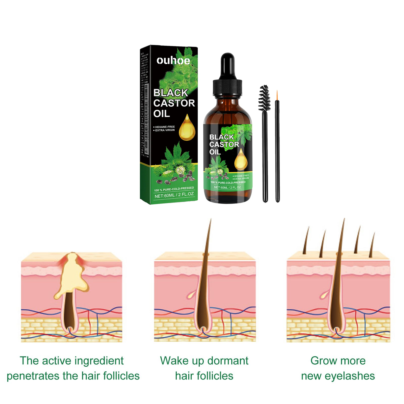 Black Castor Oil for Hair Eyeb – Hair Care Ouai recenzja i cena