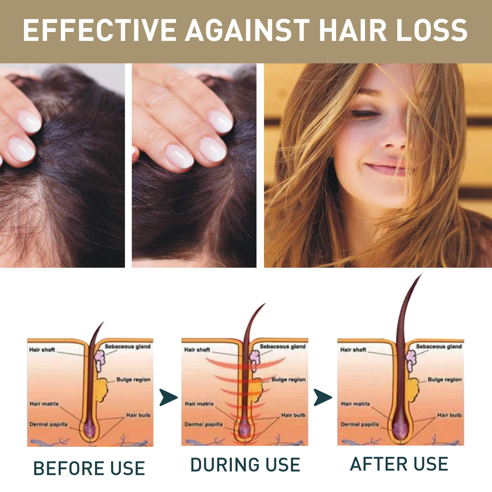 2pcsx100ml Hair Growth Shampoo – Hair Care Natural Ingredients recenzja i cena