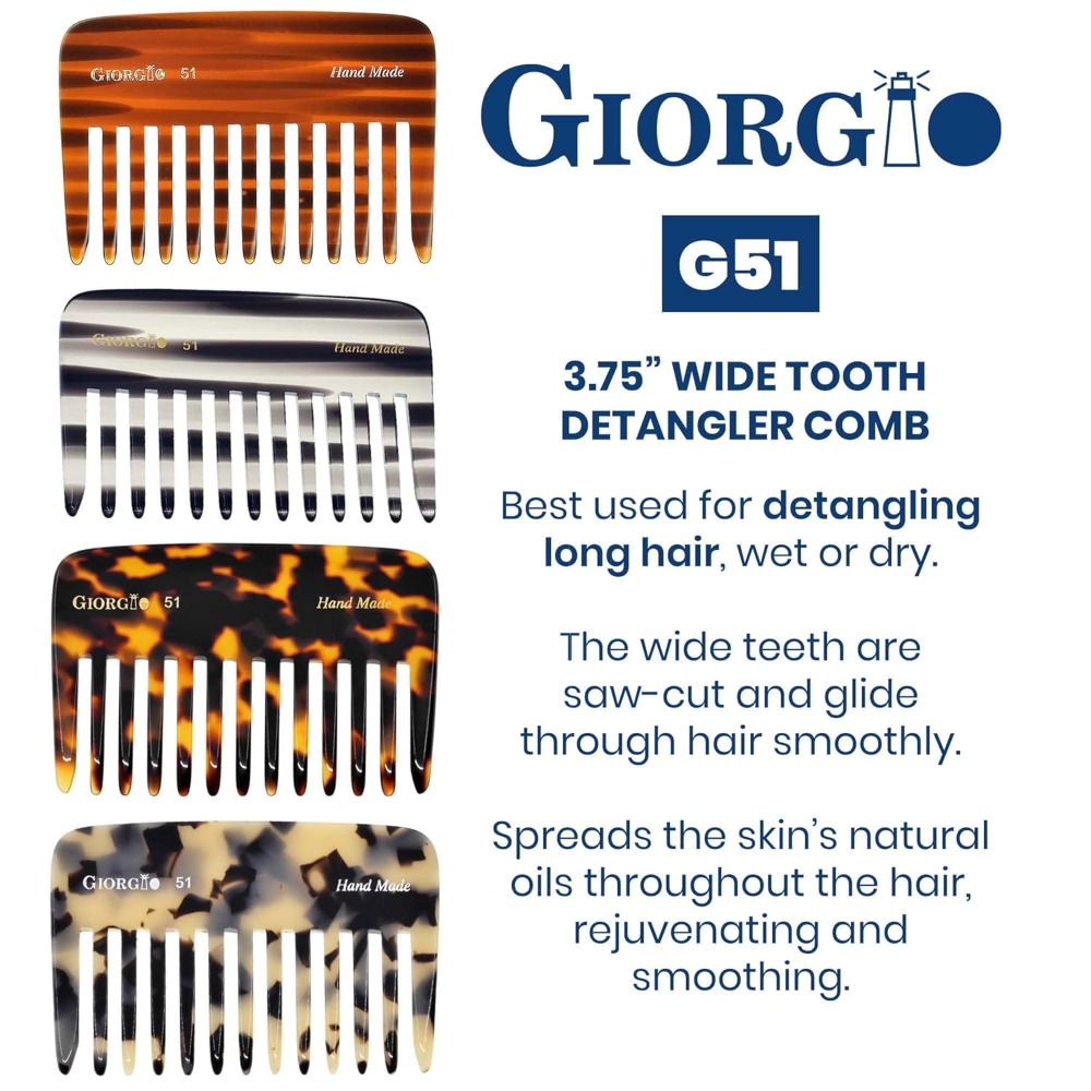 G51 Wide Tooth Detangling Comb – Hair Care For Wavy Hair recenzja i cena