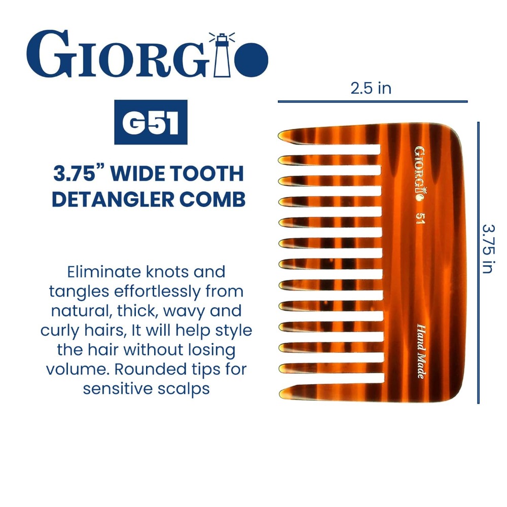 G51 Wide Tooth Detangling Comb – Hair Care For Wavy Hair recenzja i cena