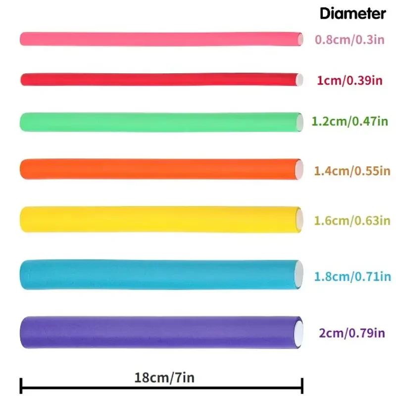 42pcs Flexible Foam Hair Curli – Hair Roller Set Flexi recenzja i cena