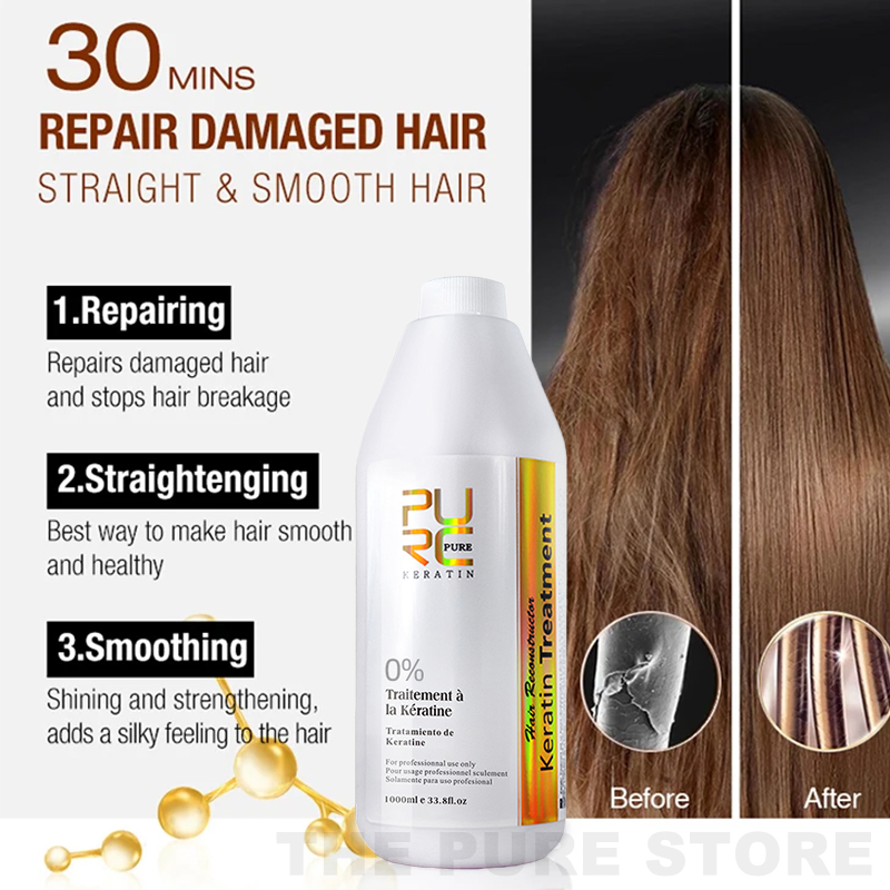 PURC 1000ml Keratin Hair Strai – Hair Care Korea recenzja i cena