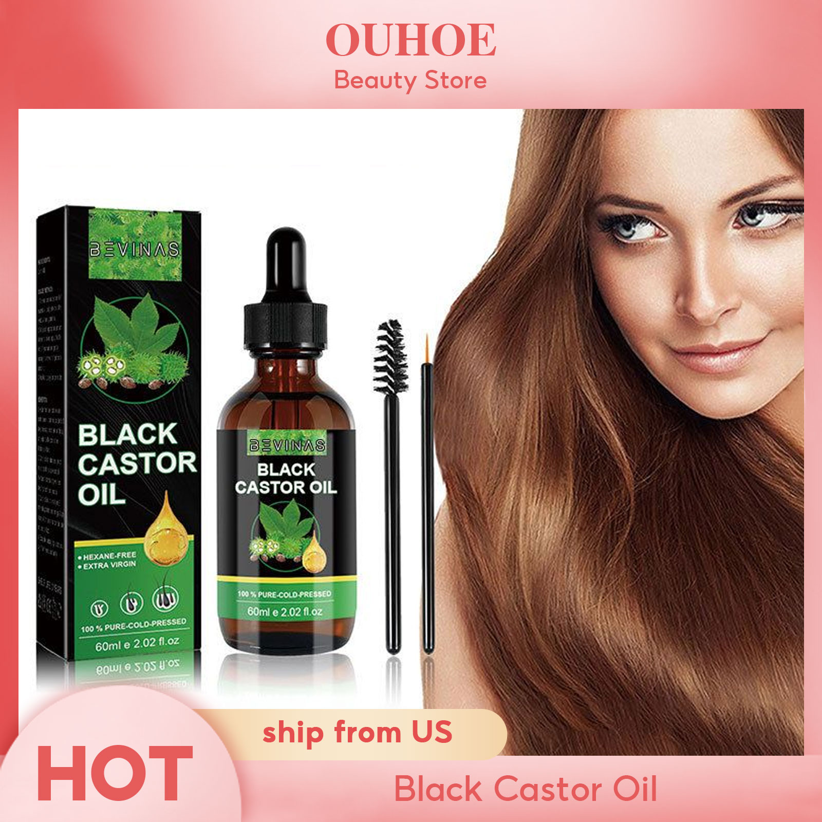 Black Castor Oil Nourishes Hai – Hair Care Natural Ingredients recenzja i cena