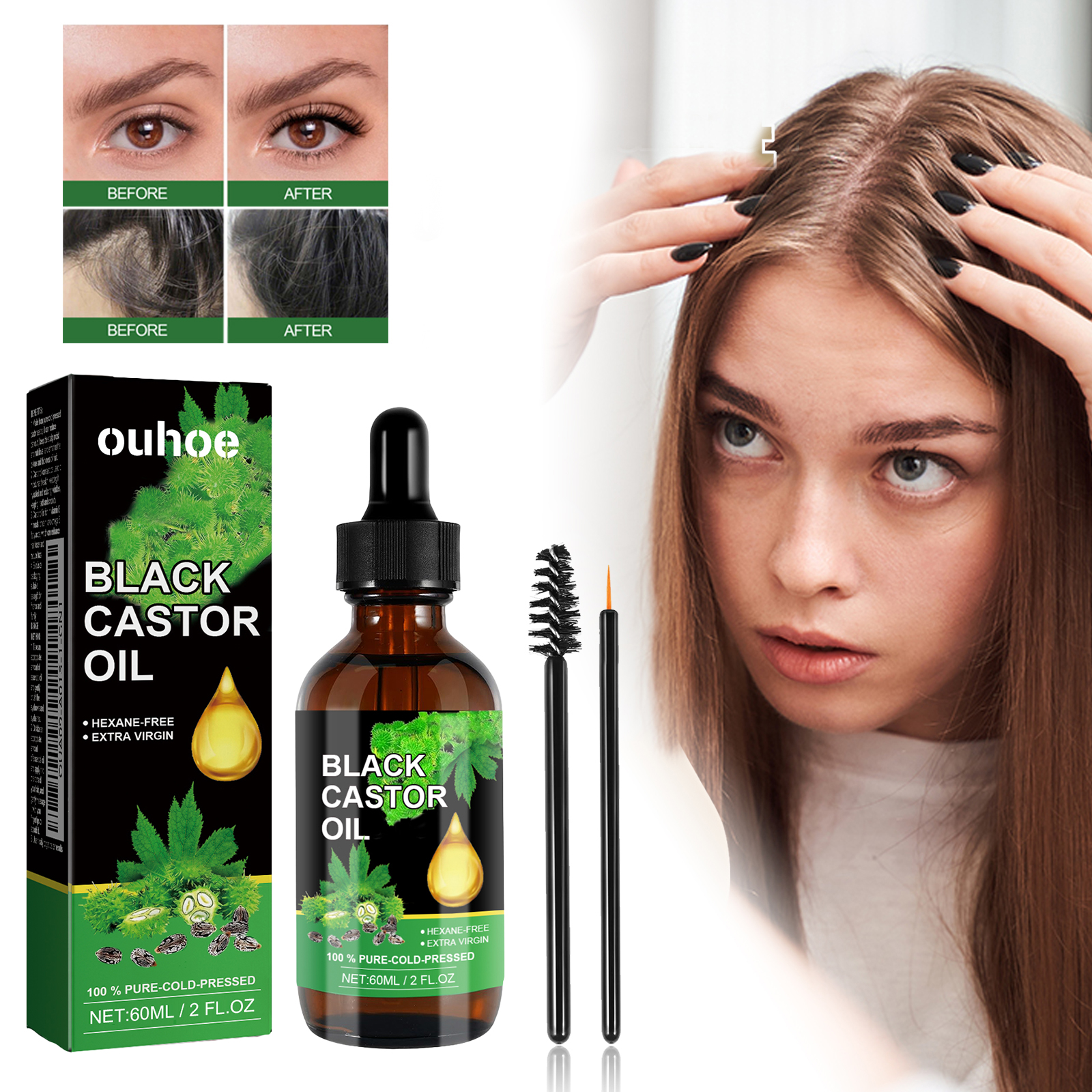Black Castor Oil Nourishes Hai – Hair Care Natural Ingredients recenzja i cena