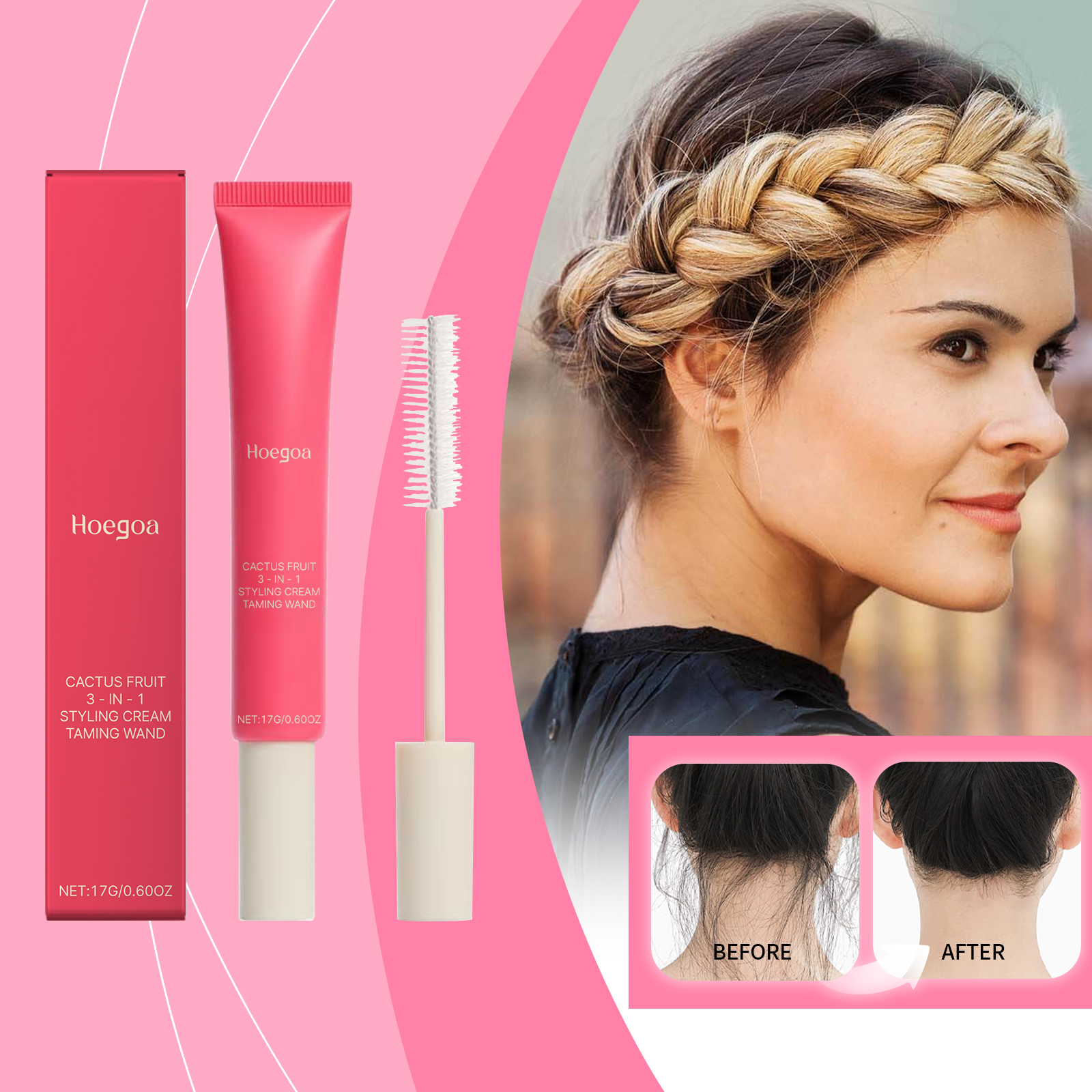 3in1 Hair Styling Cream Long L – Edge Control Gel recenzja i cena