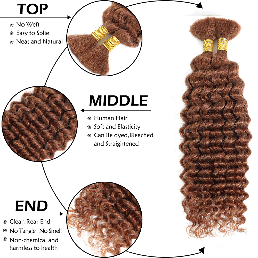 18inch Deep Wave Bulks 100G 2  – Hair Care For Wavy Hair recenzja i cena