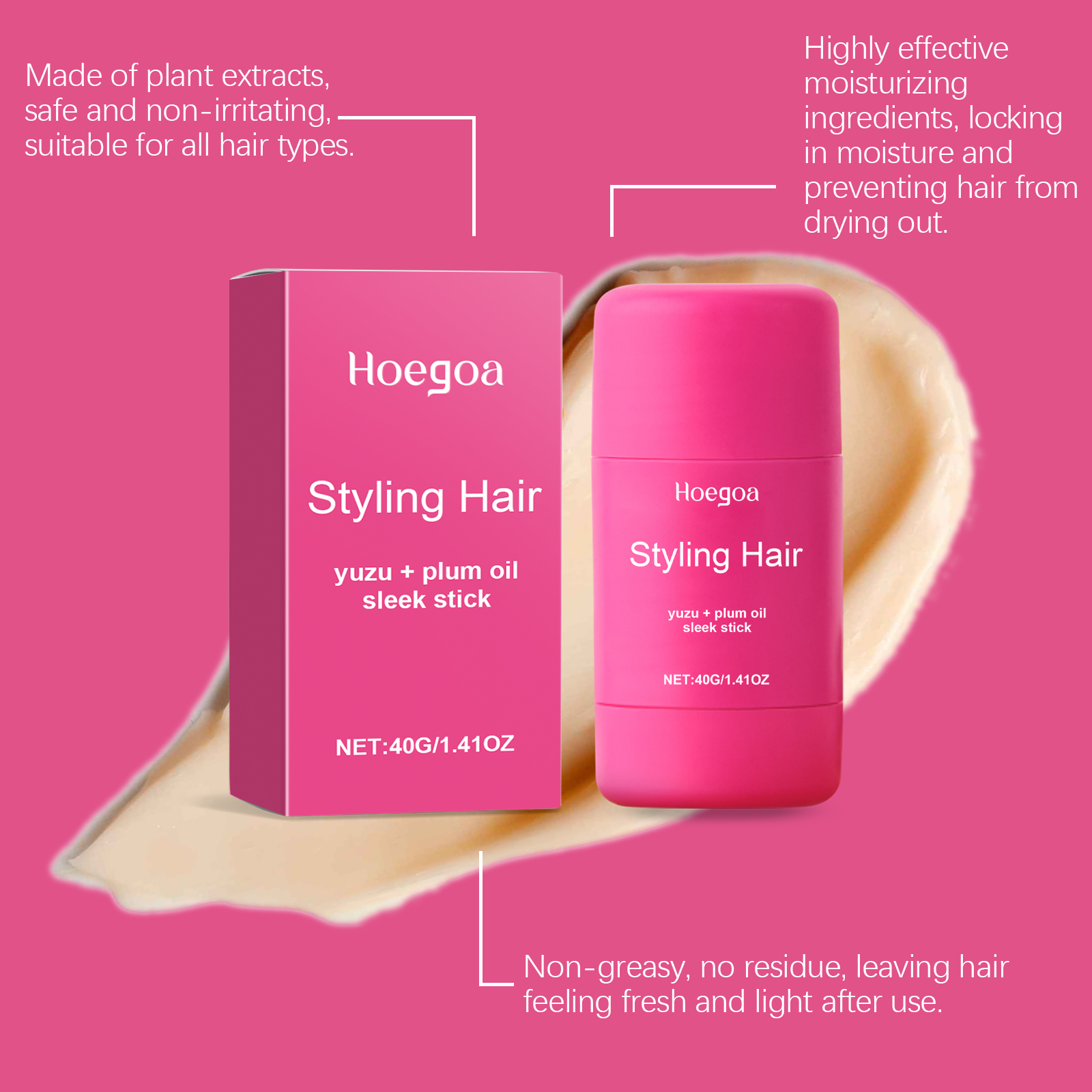 Hair Care Wax Flyaways & Frizz – Hair Care Natural Ingredients recenzja i cena