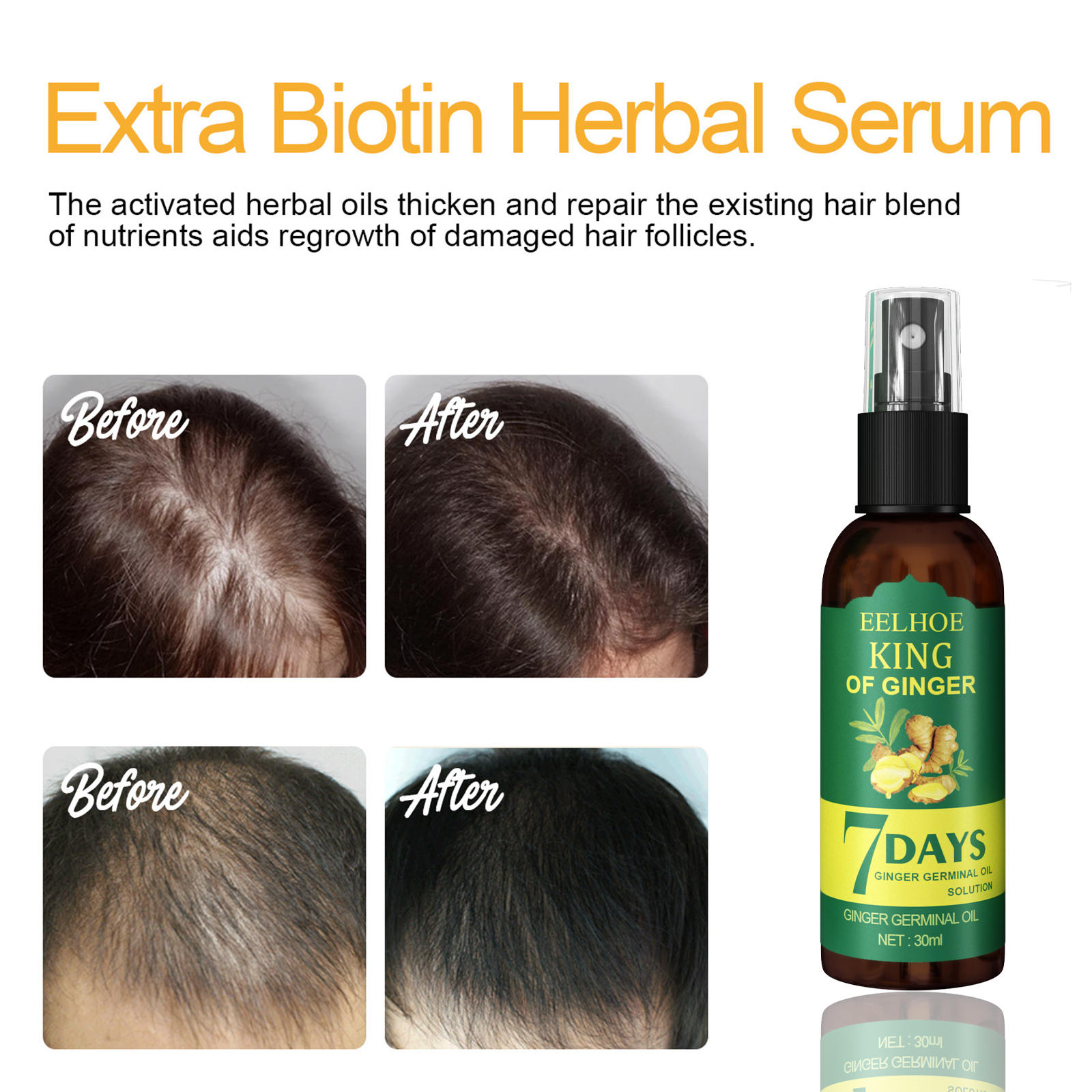 Ginger Hair Spray Root Care Se – Hair Care Frizzy Hair recenzja i cena