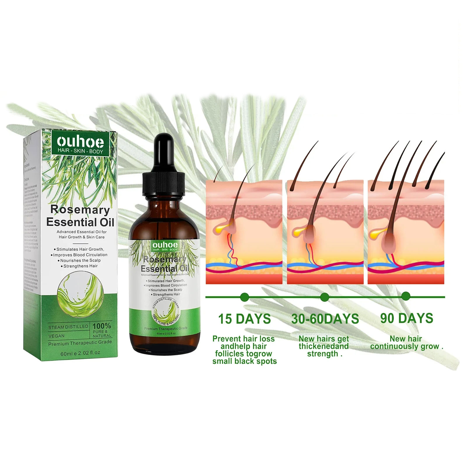 Rosemary Hair Growth Oil Anti- – Hair Care Ouai recenzja i cena