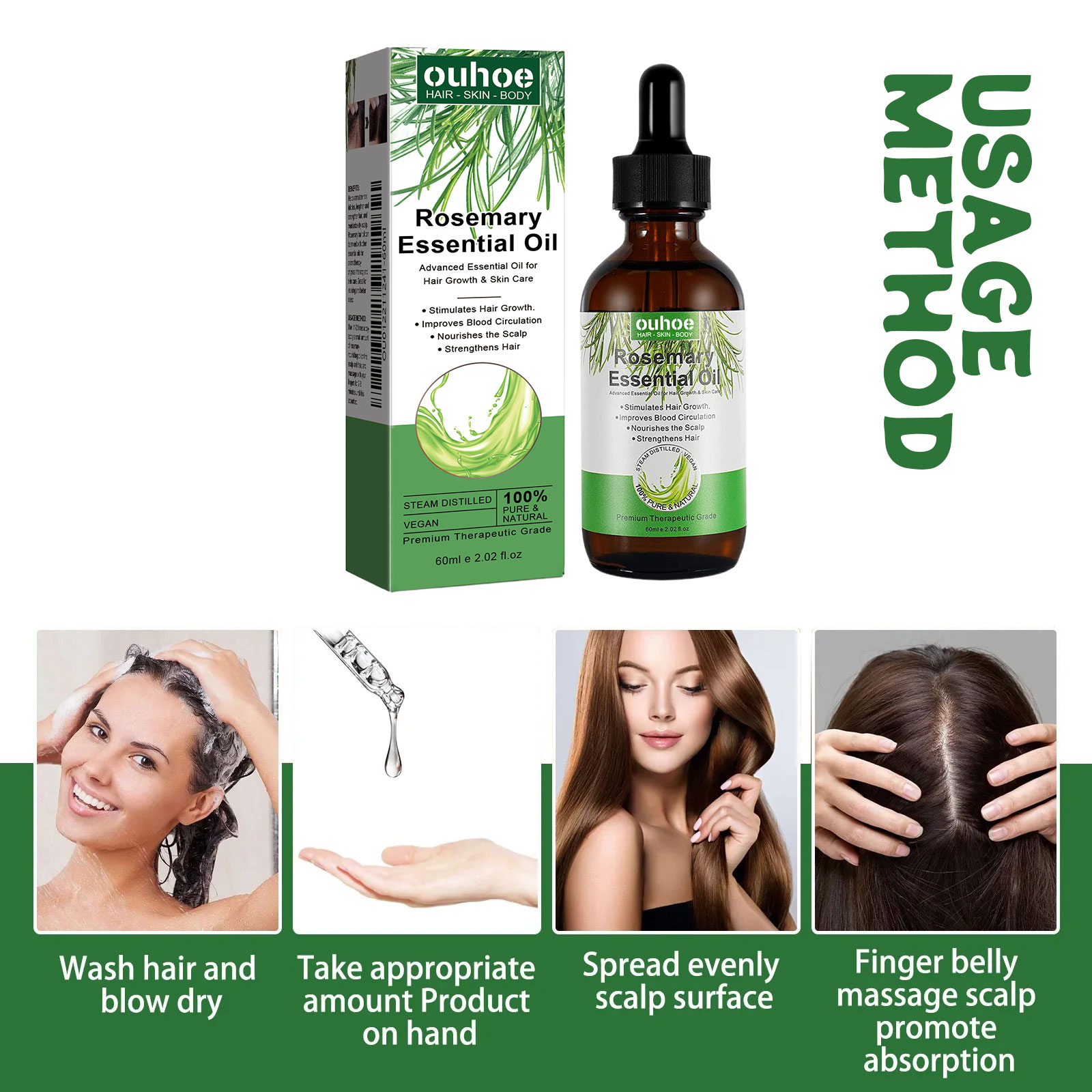Rosemary Hair Growth Oil Anti- – Hair Care Ouai recenzja i cena