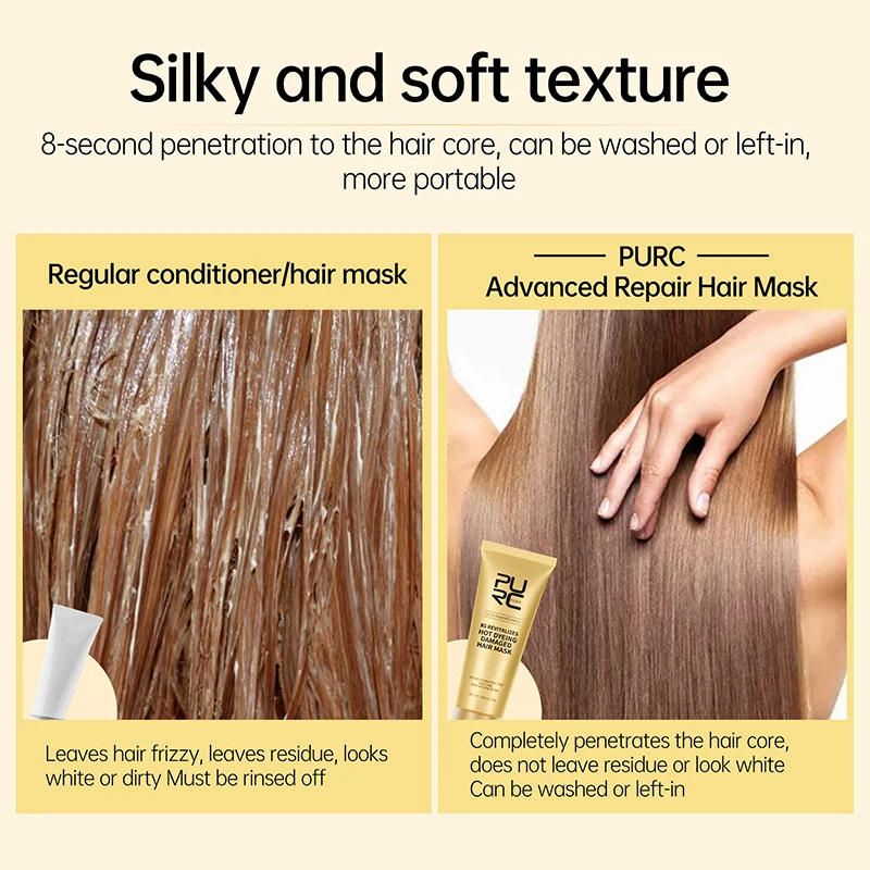 PURC Hair Mask Set 8 Seconds I – Hair Care Keratin Treatment recenzja i cena