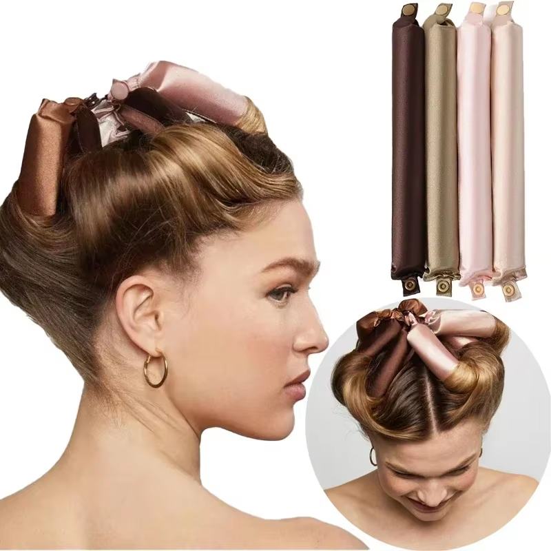 4/5pcs Heatless Curling Rod Se – Hair Roller Set Flexi recenzja i cena