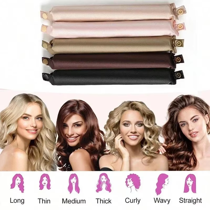 4/5pcs Heatless Curling Rod Se – Hair Roller Set Flexi recenzja i cena