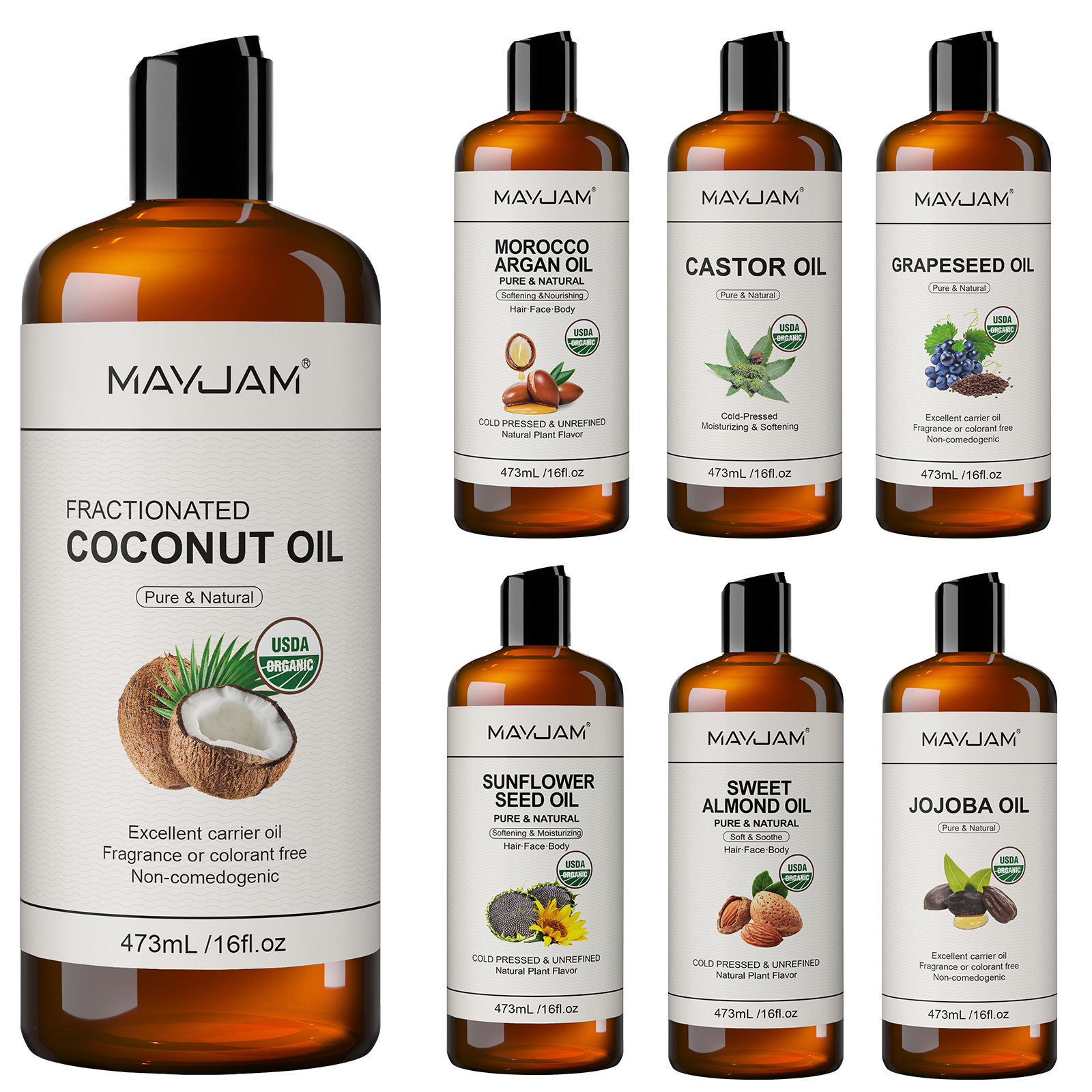 USDA Organic Coconut Oil for S – Hair Care Oil Serum recenzja i cena