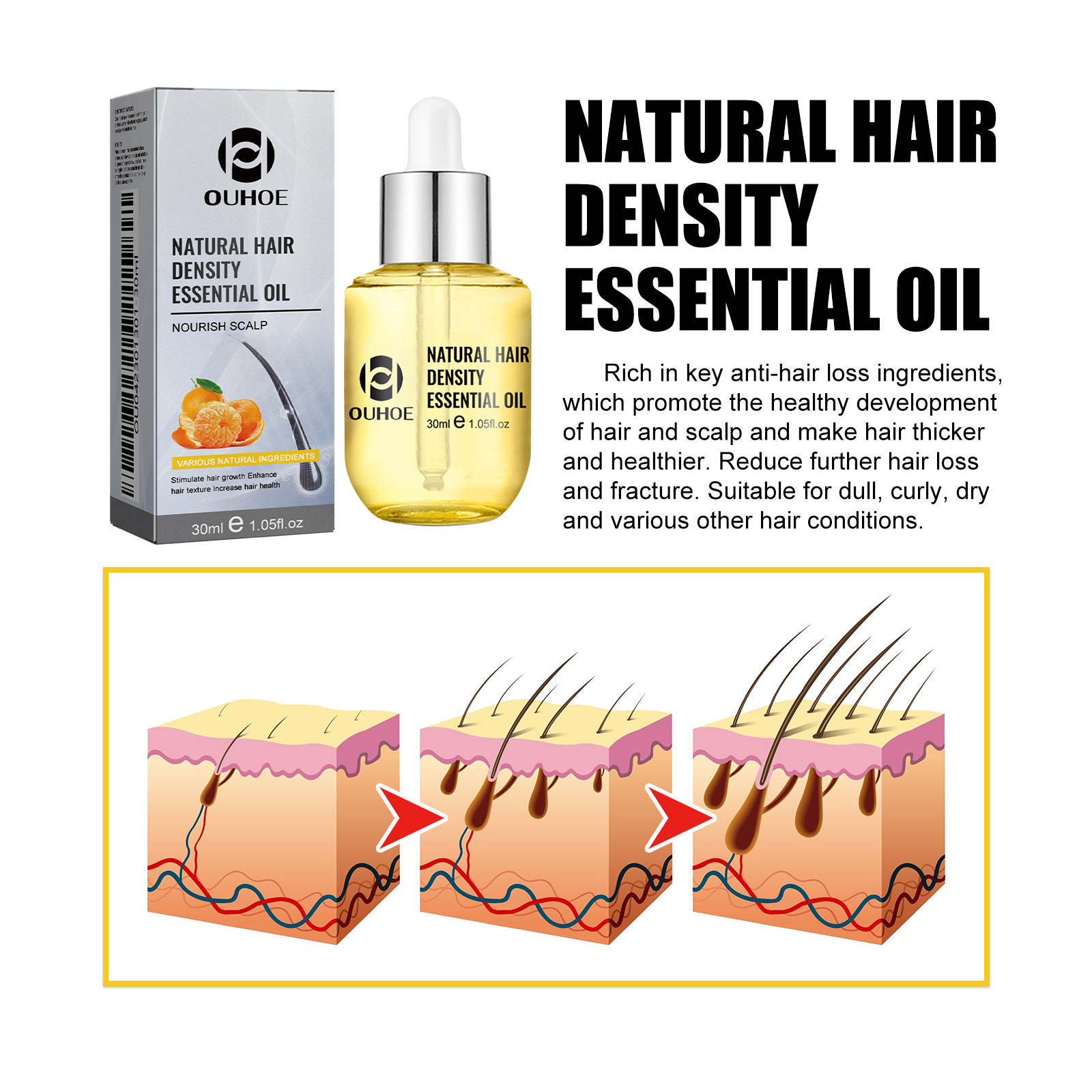 Hair Growth Essential Oil Trea – Hair Care Ouai recenzja i cena