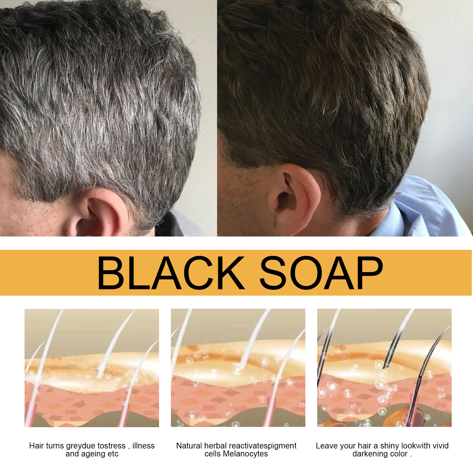 Hair Shampoo Soap Polygonum Mu – Hair Care Herbal recenzja i cena