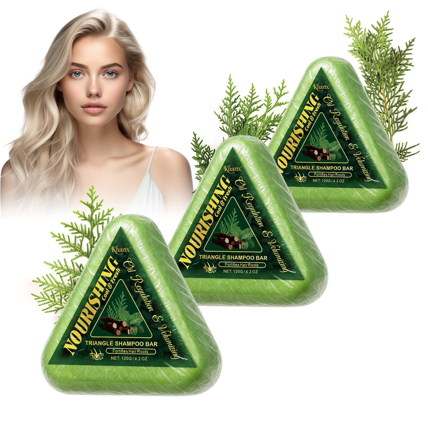 Green Triangle Soap Shampoo Ba – Hair Care Herbal recenzja i cena