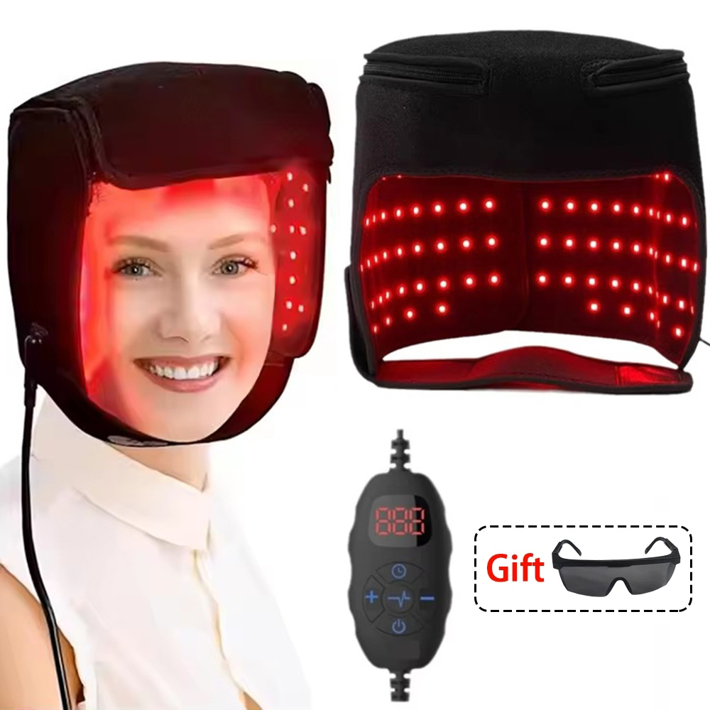 LED Red Light Therapy Hat For  – Hair Care Frizzy Hair recenzja i cena