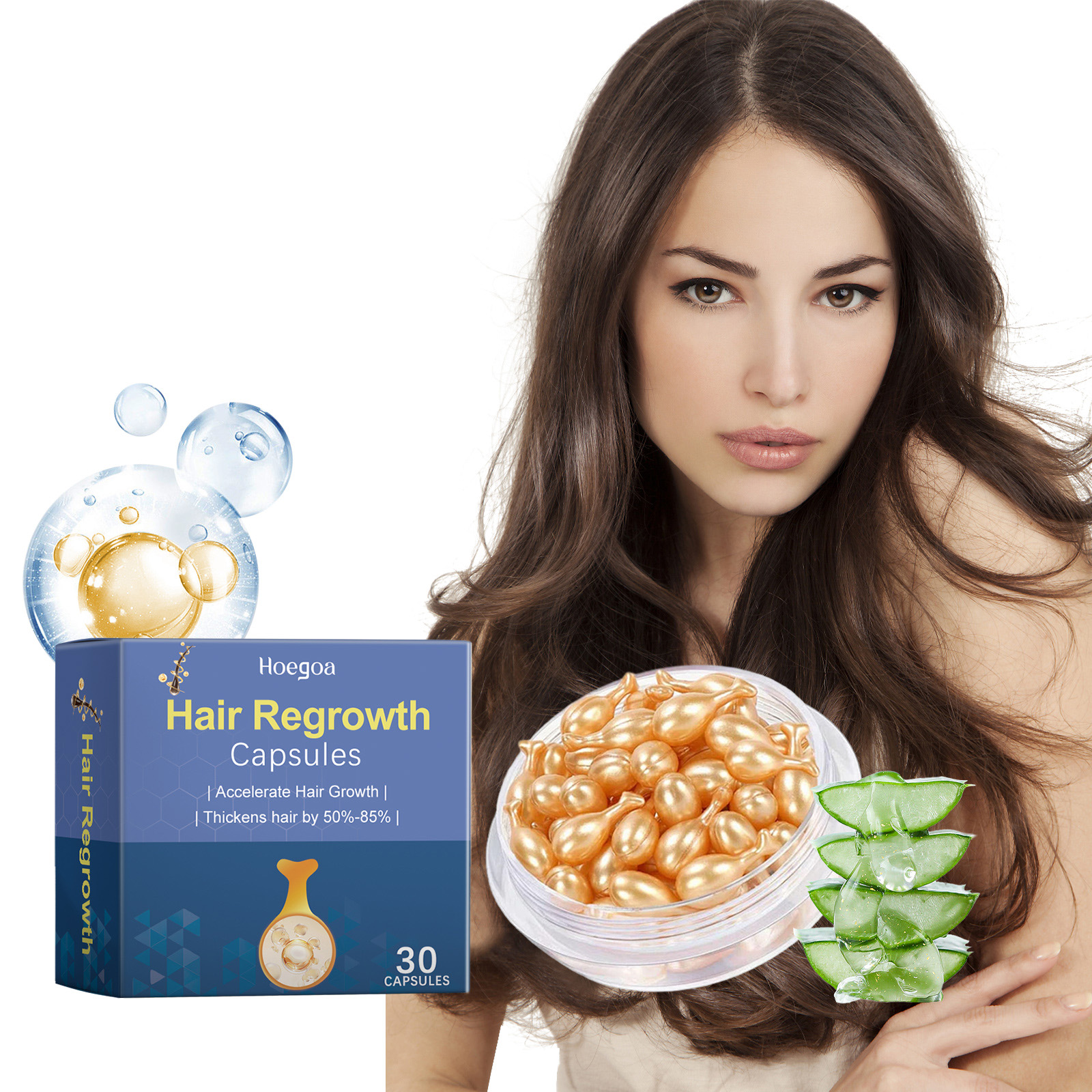 Hair Regrowth Capsules Thicken – Hair Care Natural Ingredients recenzja i cena