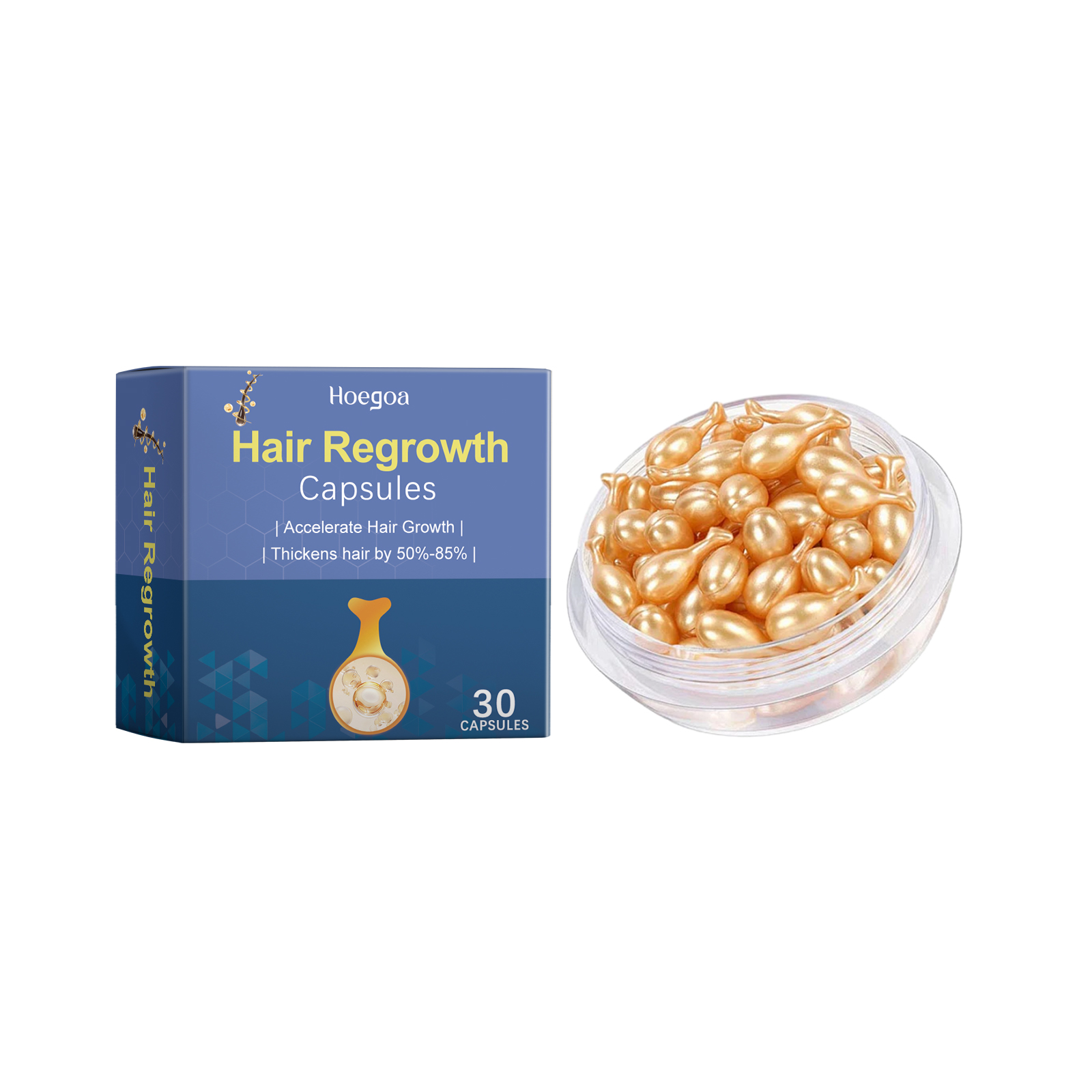 Hair Regrowth Capsules Thicken – Hair Care Natural Ingredients recenzja i cena