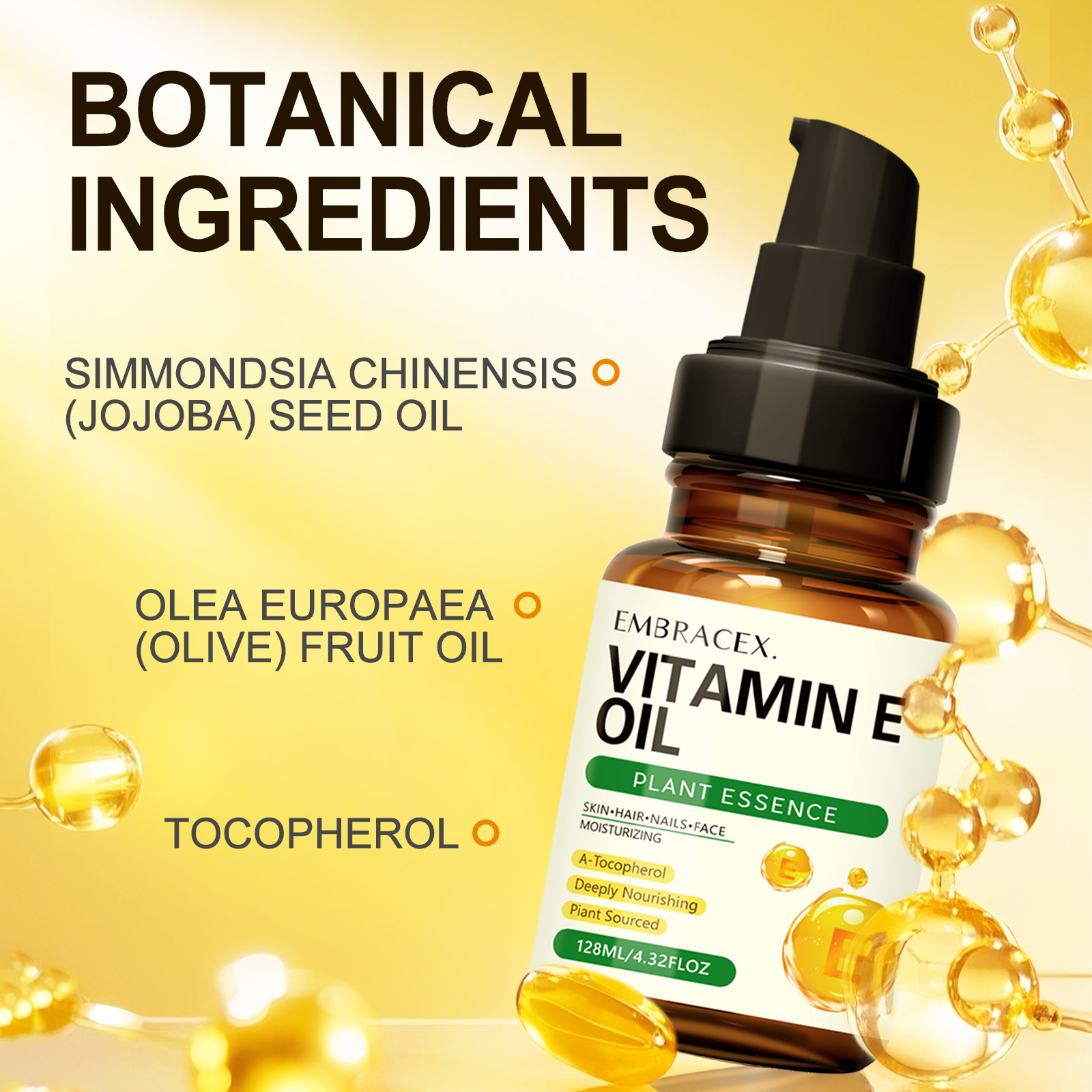 128ml Vitamin E oil Essential  – Hair Care Natural Ingredients recenzja i cena