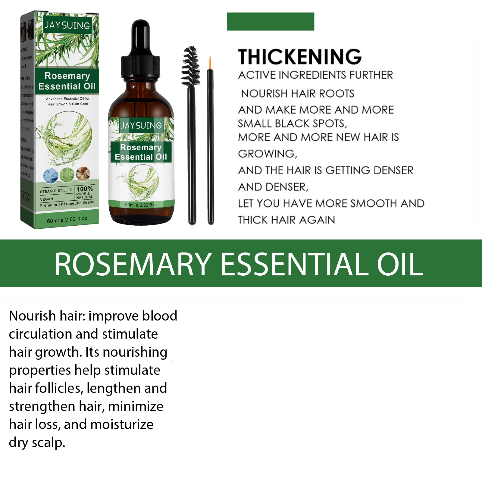 Rosemary Essential Oil For Hai – Hair Care Oil Serum recenzja i cena