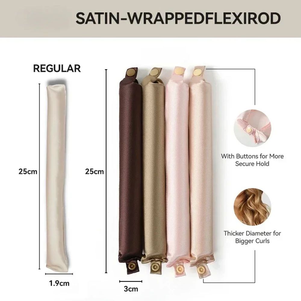 5pcs Heatless Curling Rod Set  – Hair Roller Set Flexi recenzja i cena