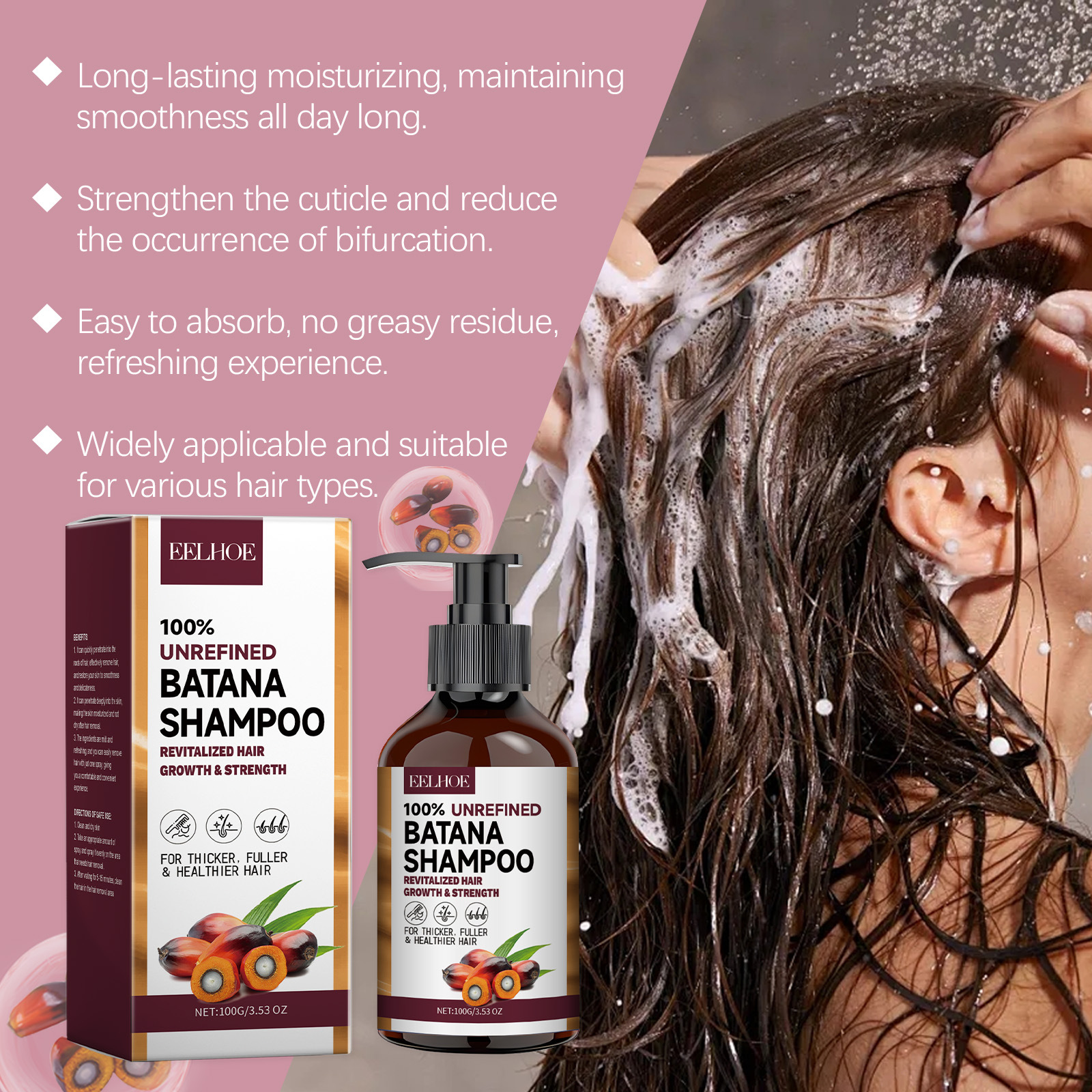 EELHOE Natural Batana Oil Deep – Hair Care Tonic recenzja i cena