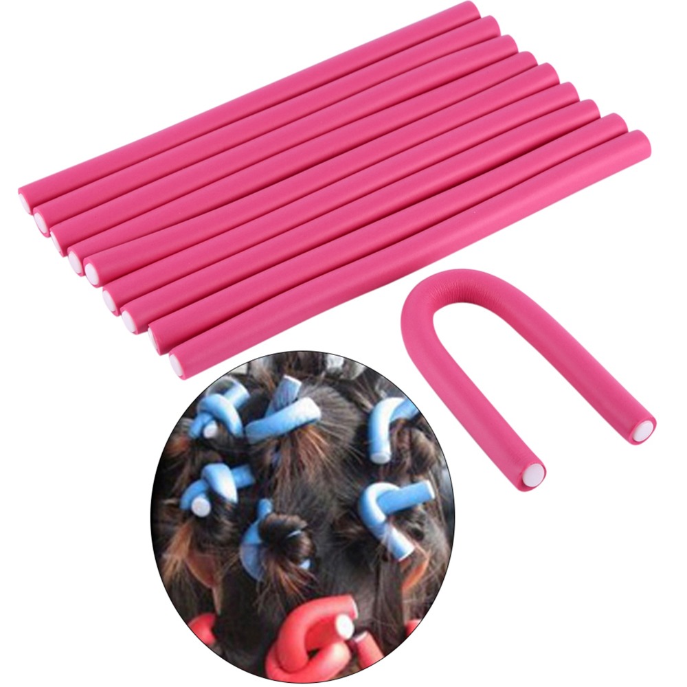 10Pcs/Set Soft Foam Soft Hair  – Hair Roller Set Flexi recenzja i cena