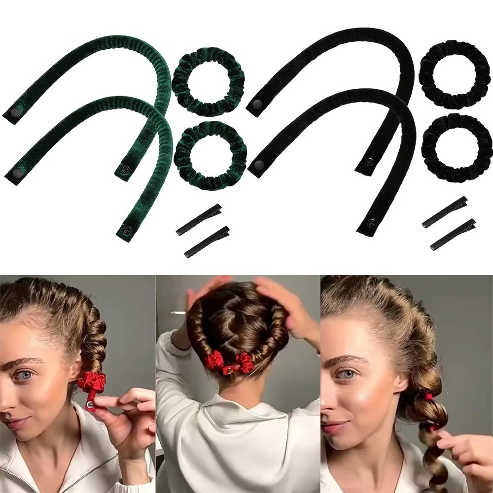 6Pcs Heatless Curling Rod Set  – Hair Roller Set Flexi recenzja i cena