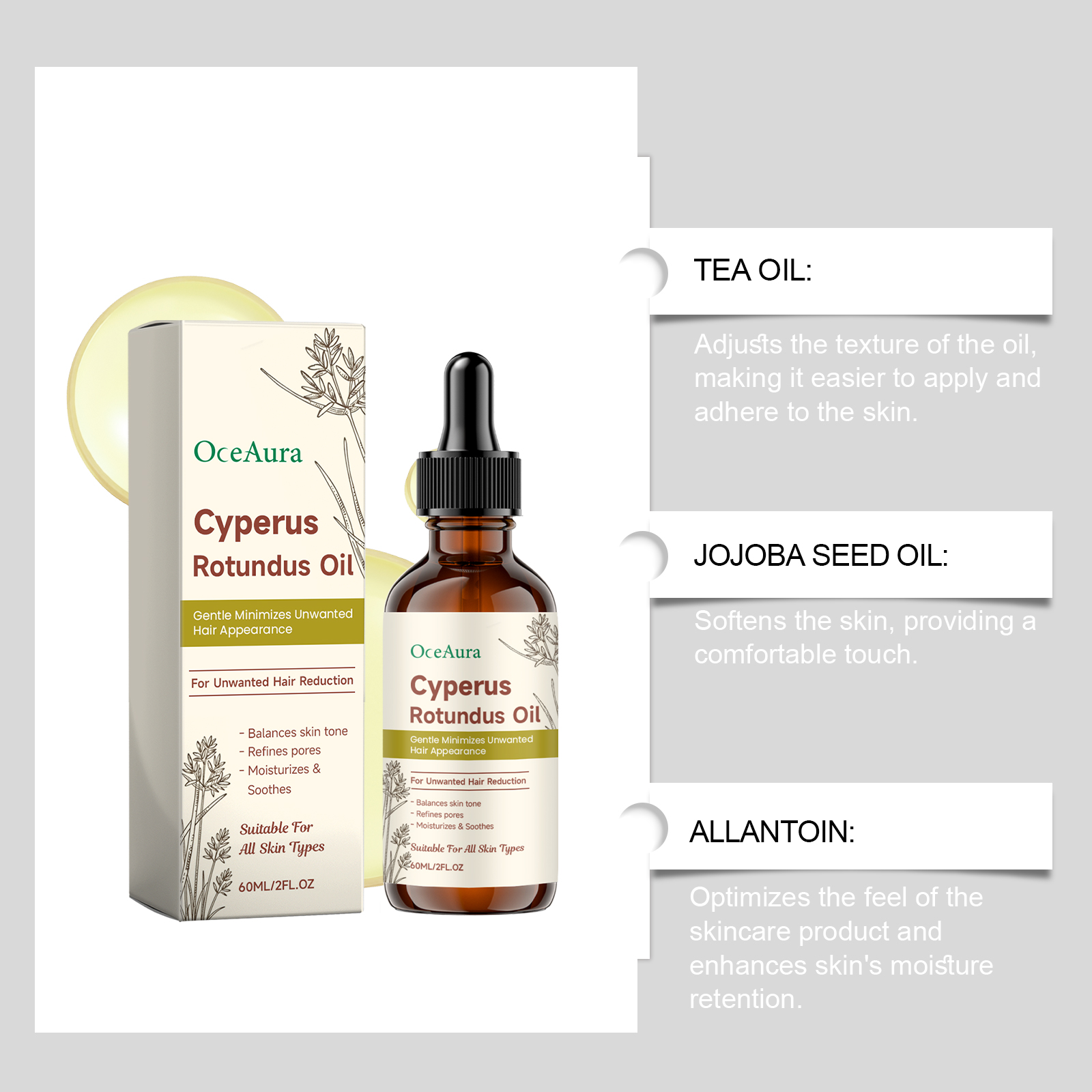 Cyperus Rotundus Hair Removal  – Hair Care Tonic recenzja i cena