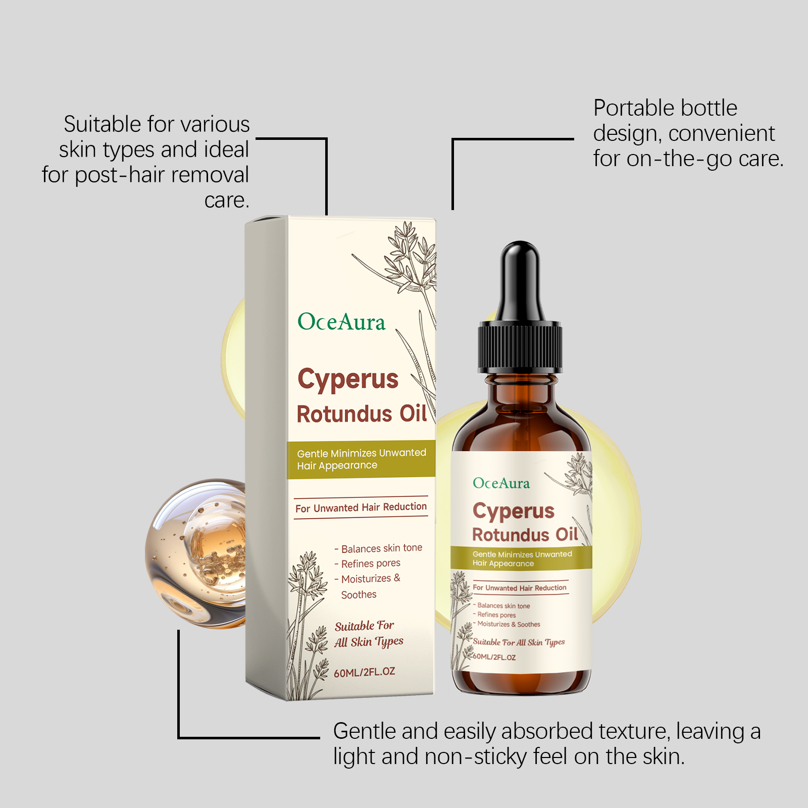Cyperus Rotundus Hair Removal  – Hair Care Tonic recenzja i cena