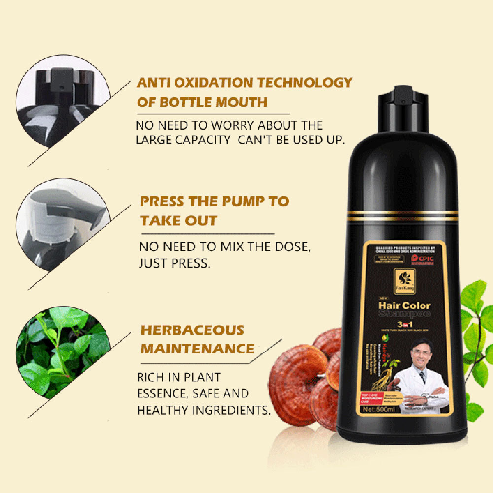 3 In 1 Instant Coloring Shampo – Hair Care Herbal recenzja i cena