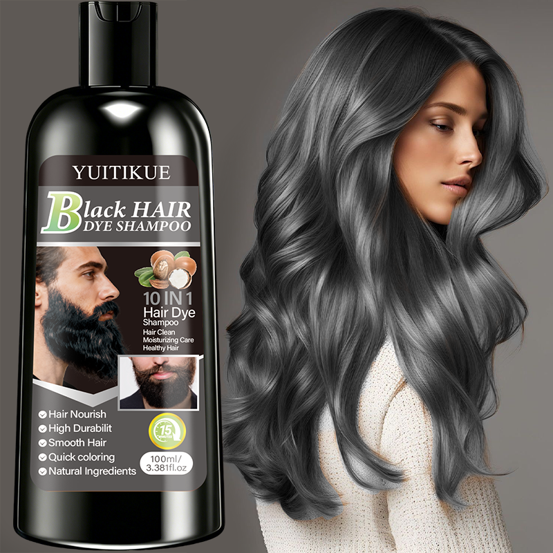 YUITIKUE Black Hair Dye Shampo – Hair Care Natural Ingredients recenzja i cena