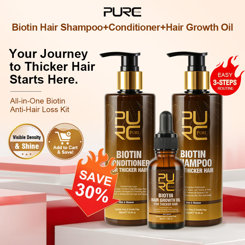 PURC Biotin Hair Growth Oil Sh – Hair Care Keratin Treatment recenzja i cena