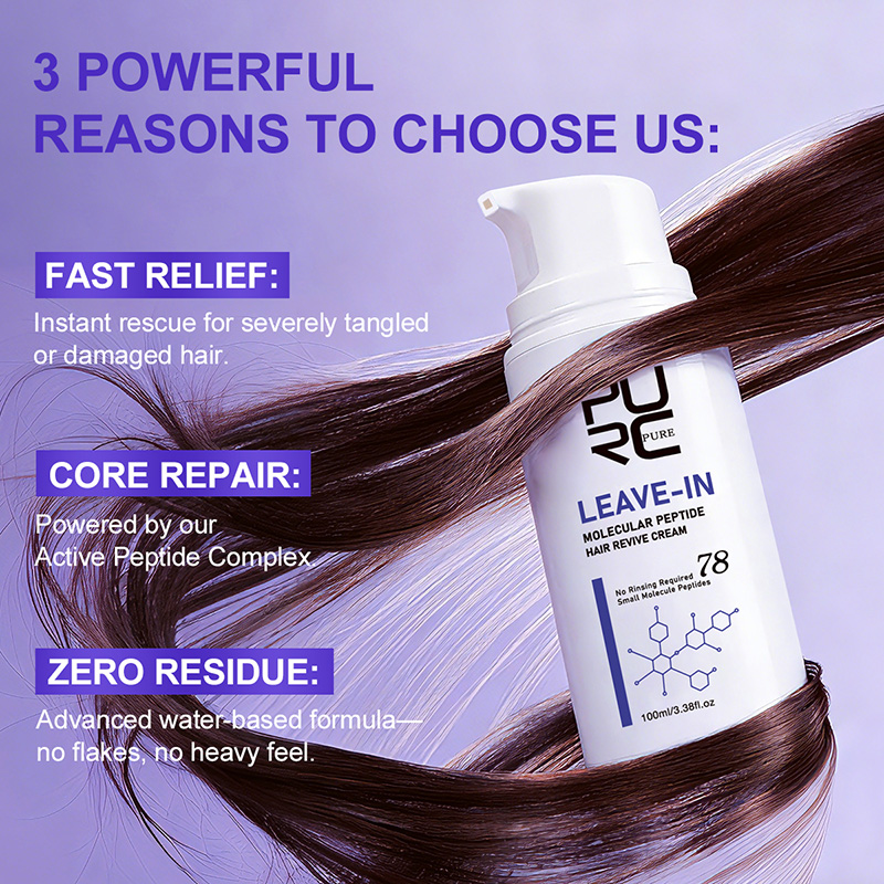 PURC Leave-In Keratin Hair Cre – Hair Care Keratin Treatment recenzja i cena