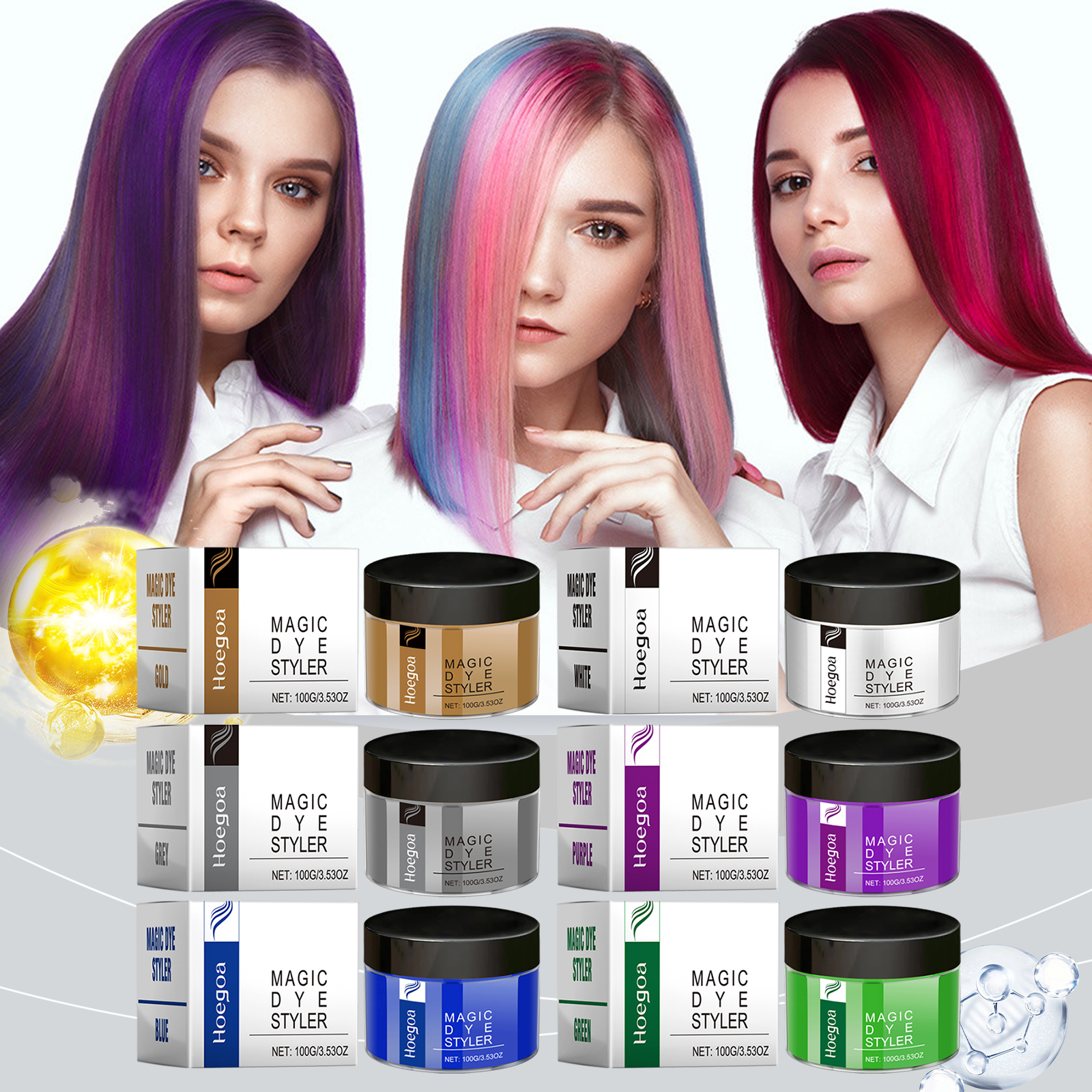 Hair Wax Series Colorful Hair  – Hair Care Natural Ingredients recenzja i cena